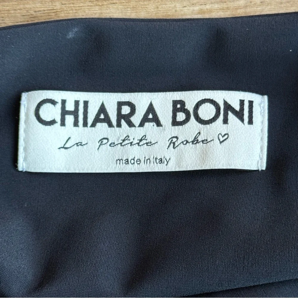 Chiara Boni La Petite Robe Romane Floral Knee-Length Cape Dress size 4 - Picture 11 of 12